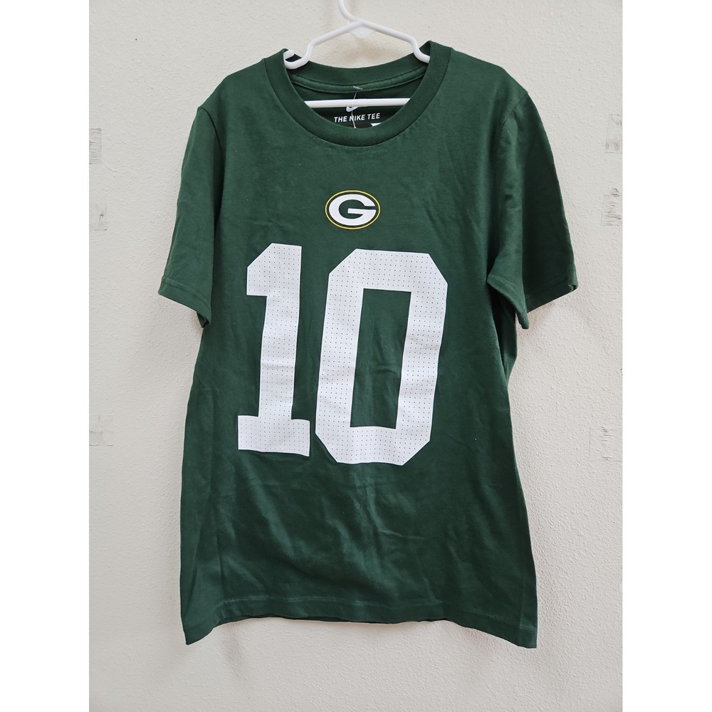 Green Bay Packers Green Polyester Shirt Size Youth Medium (10/12)  NWT